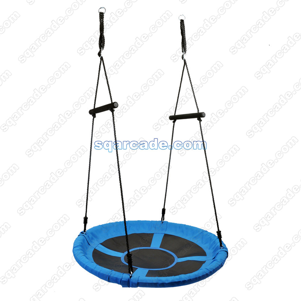 Outdoor Children Kids Round Nest Swing Flying Saucer Tree Nest Swing Adult Garden Swing