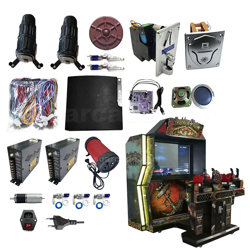 Amusement park Coin Operated Indoor Video Death storm Pirates Arcade Machine Shooting Game Machine DIY Kits