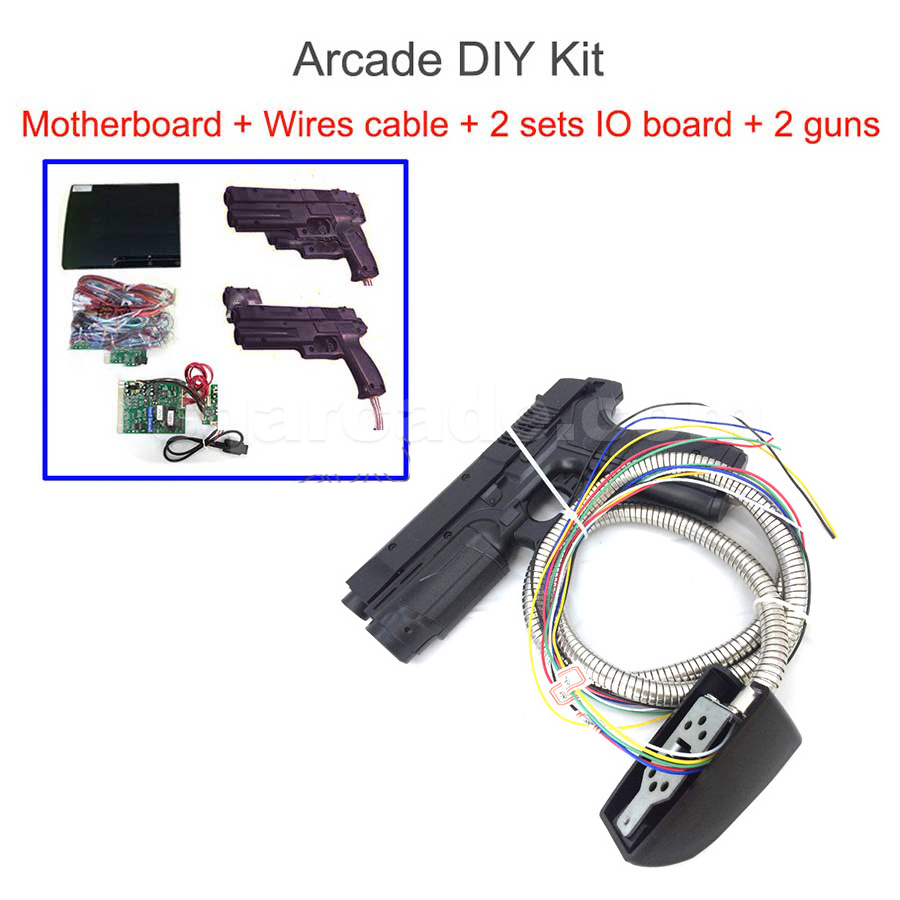 Time Crisis 4 Shooting Gun Electromagnet For Amusement Game/Simulator Fire Game/CGA Monitor Arcade Cabinet Parts