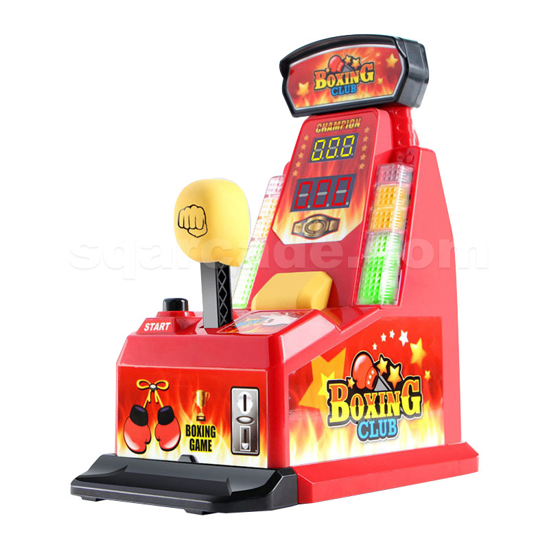 Wholesale children's desktop coin-operated boxing game console toy electric finger toy with lights