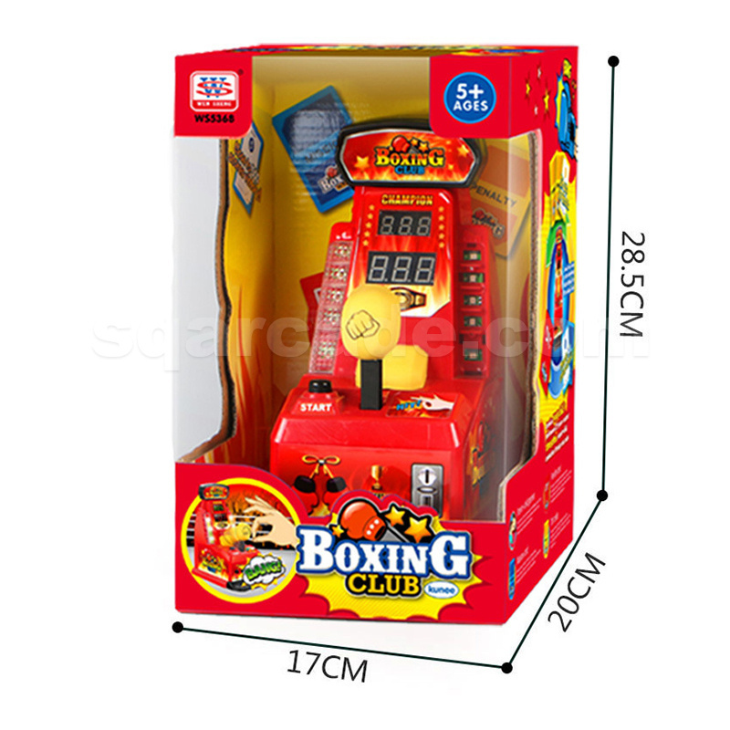 Wholesale children's desktop coin-operated boxing game console toy electric finger toy with lights