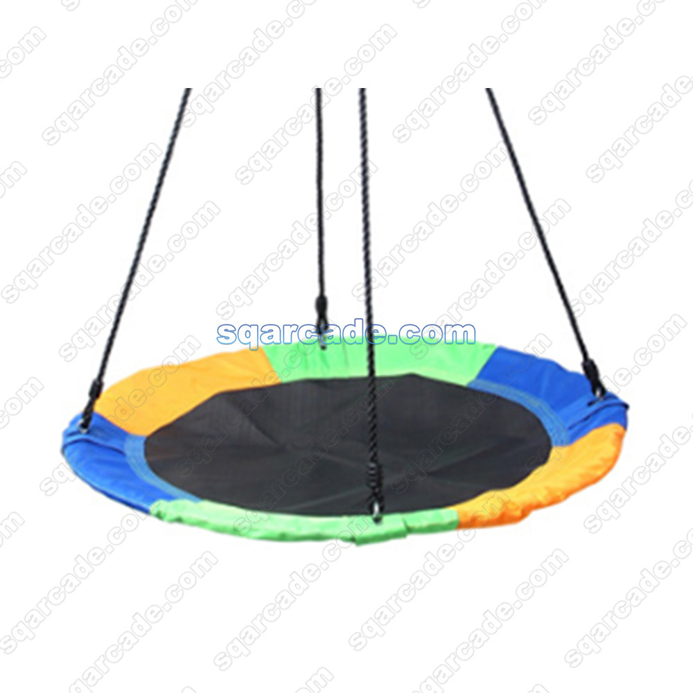 Outdoor Children Kids Round Nest Swing Flying Saucer Tree Nest Swing Adult Garden Swing