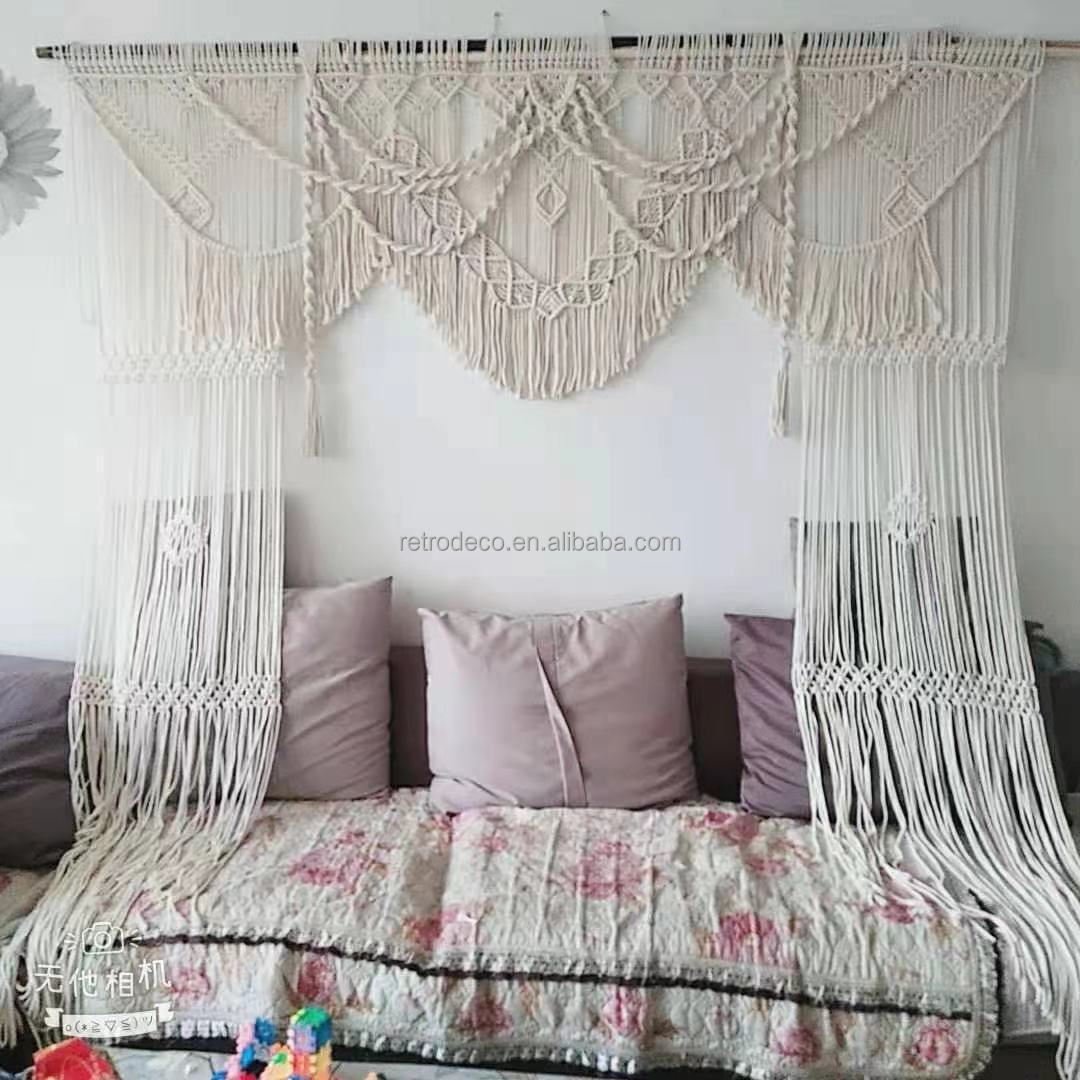 RT21001 Hand Woven Boho Macrame Wedding Backdrop