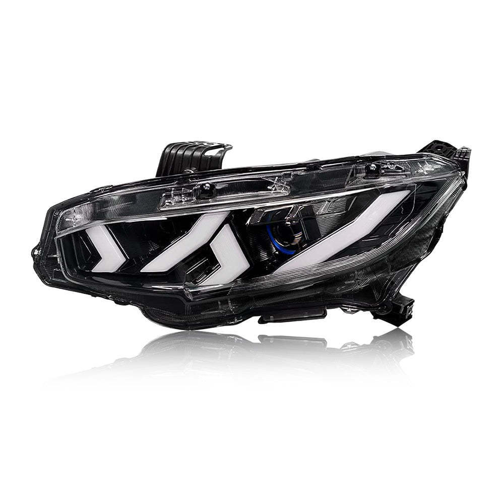 For Honda Civic 16-20 Demon Eye LED Headlights(For Lamborghini Design)