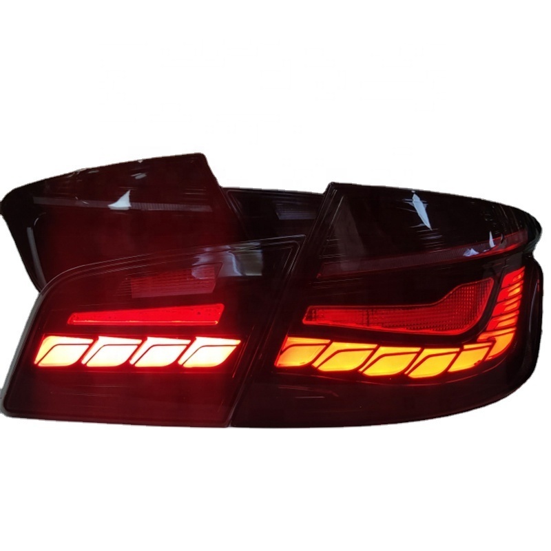 For BMW F10 F18 520 525 530 535i Rear Back Lamps Sequential Dynamic Turn Signal 2011-2017 Through Lights