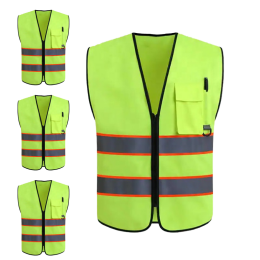 Warehouse Safety Vest Reflector Jackets Vest High Visibility Shirts Reflective Vest