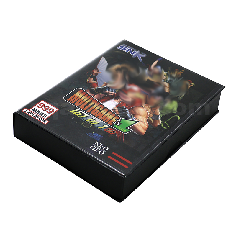 New NEO GEO Black AES 161 in 1 V3 Version SNK Multi Games Cartridge For Family AES Game Console