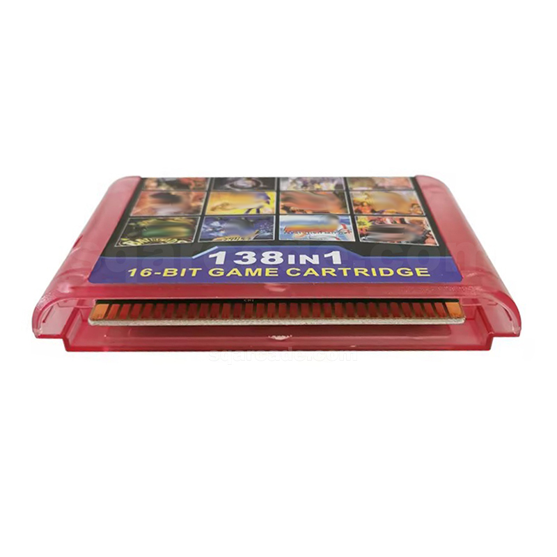 138 In 1 Retro Game Console MD Cartridge For GENESIS MegaDrive 16 Bit Game Cartridge