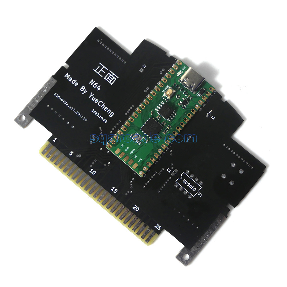 Pico N64 Flash Cart Retro Game Everdrive Support n64 gbc games