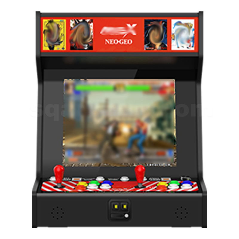 17 Inch LCD 2 Players Coin Operated Super Mini Arcade Fighting Game Upright S.NK NeoGeo MVSX Multi Game Arcade Machine