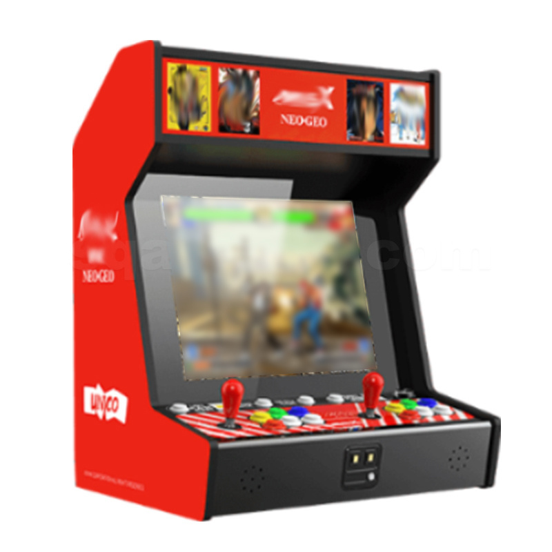 17 Inch LCD 2 Players Coin Operated Super Mini Arcade Fighting Game Upright S.NK NeoGeo MVSX Multi Game Arcade Machine