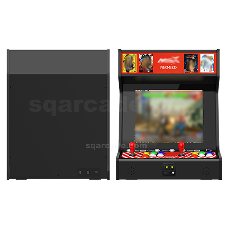 17 Inch LCD 2 Players Coin Operated Super Mini Arcade Fighting Game Upright S.NK NeoGeo MVSX Multi Game Arcade Machine