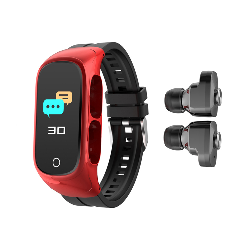 High quality hot 2-in-1 waterproof Reloj smart watch N8 Smart wrist strap Earbuds Smart electronics