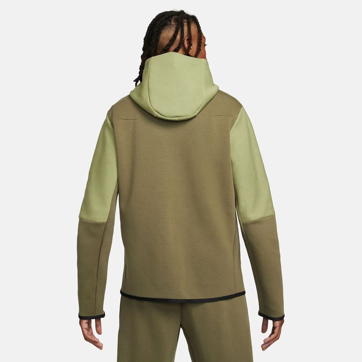 Custom Brand Logo Design 66% Cotton 34% Polyester Alligator & Olive Warmth Standard Fit Sportswear Tech Fleece Tracksuit