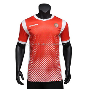 Custom youth Soccer Jersey High Quality Fully Sublimated Orange Soccer Jerseys with Team Logo and Numbers Woven Labels Shirts