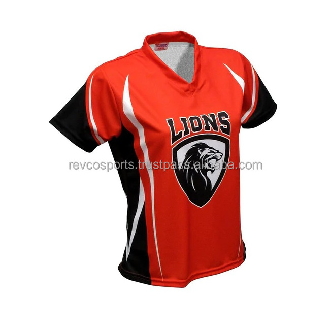 Ladies Sports Wear Clothing Baseball Jersey For Women Orange black with White Softball Jersey Short Sleeve V Neck Baseball Shirt