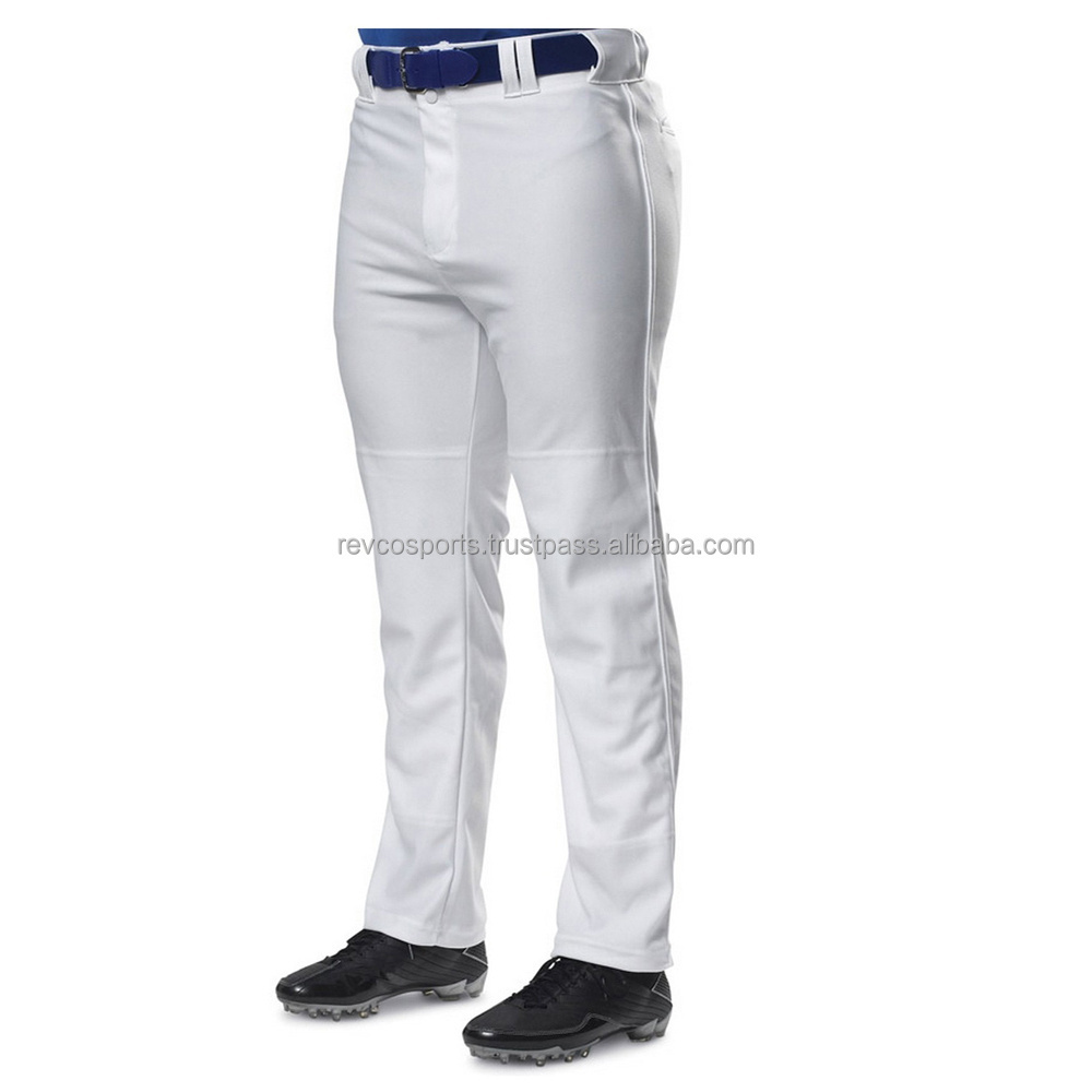 Custom Design youth full length baseball pants with pinstripe Adult game softball pant wholesale ankle length baseball pant