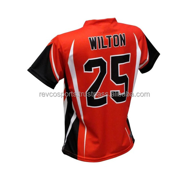 Ladies Sports Wear Clothing Baseball Jersey For Women Orange black with White Softball Jersey Short Sleeve V Neck Baseball Shirt