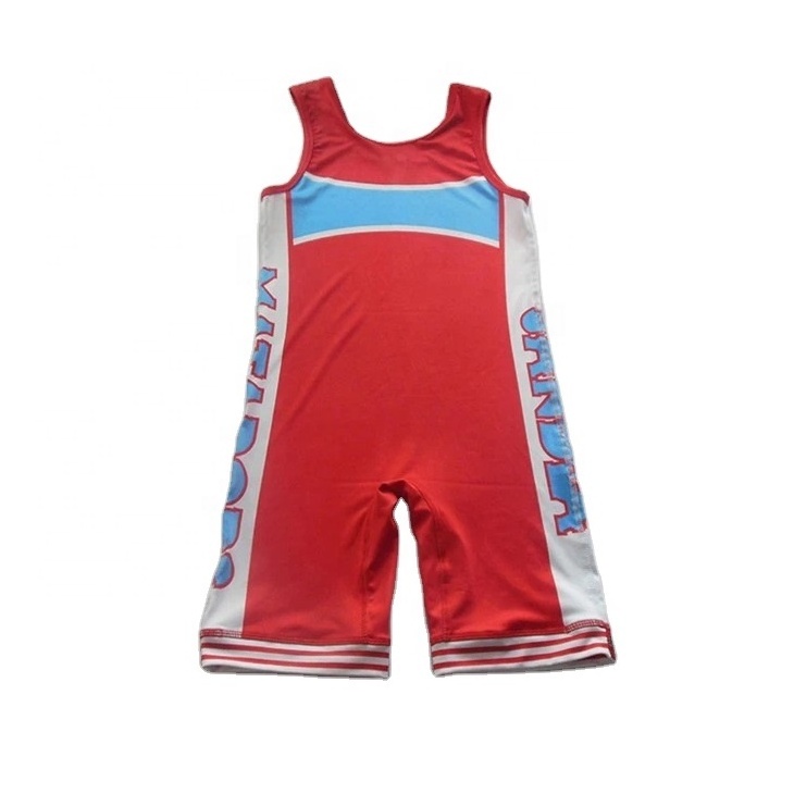 Youth blue and white wrestling singlet sublimated freestyle reversible wrestling singlets low cut funny youth wrestling singlets