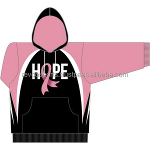 New Arrival Pink and black Pullover Hoodies for men Sublimation Printed long Sleeve Cheap price Hoodies sweatshirt