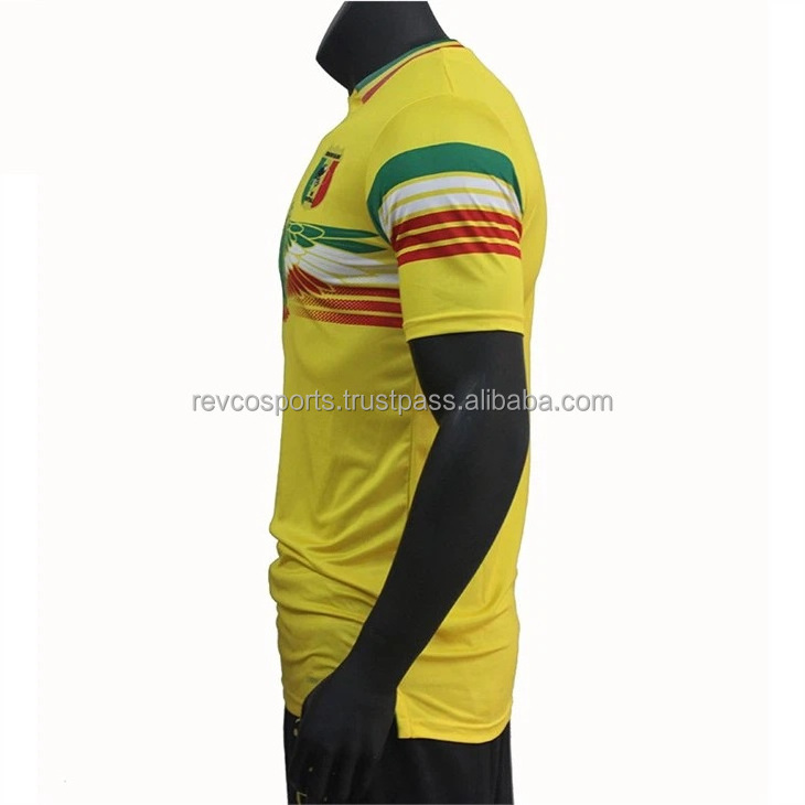 2024 New Sports Scission  Soccer Wear Jerseys Yellow Sublimation Football Training Shirts New Fashion Soccer Jersey Set  Kids