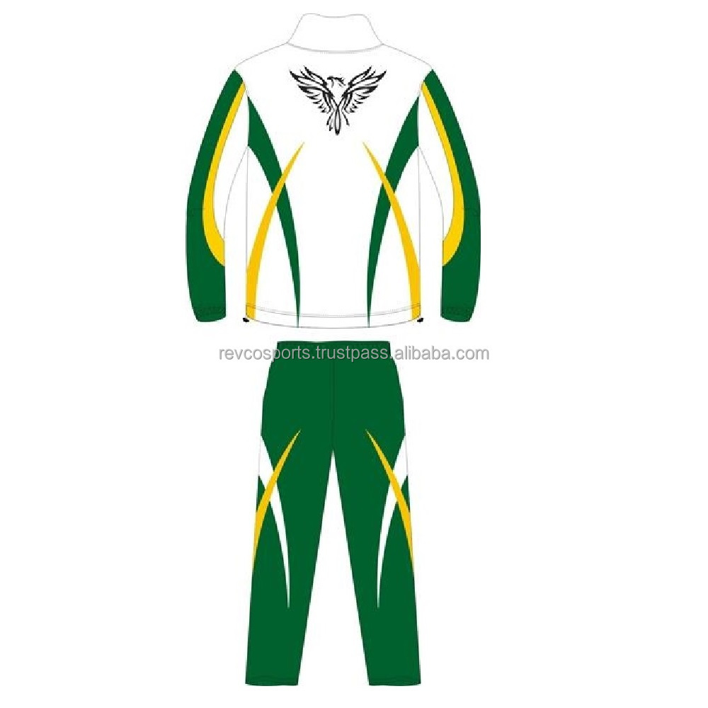 Sportswear Clothing White and green tracksuit set Boys fitness training tracksuits men winter tracksuit high quality