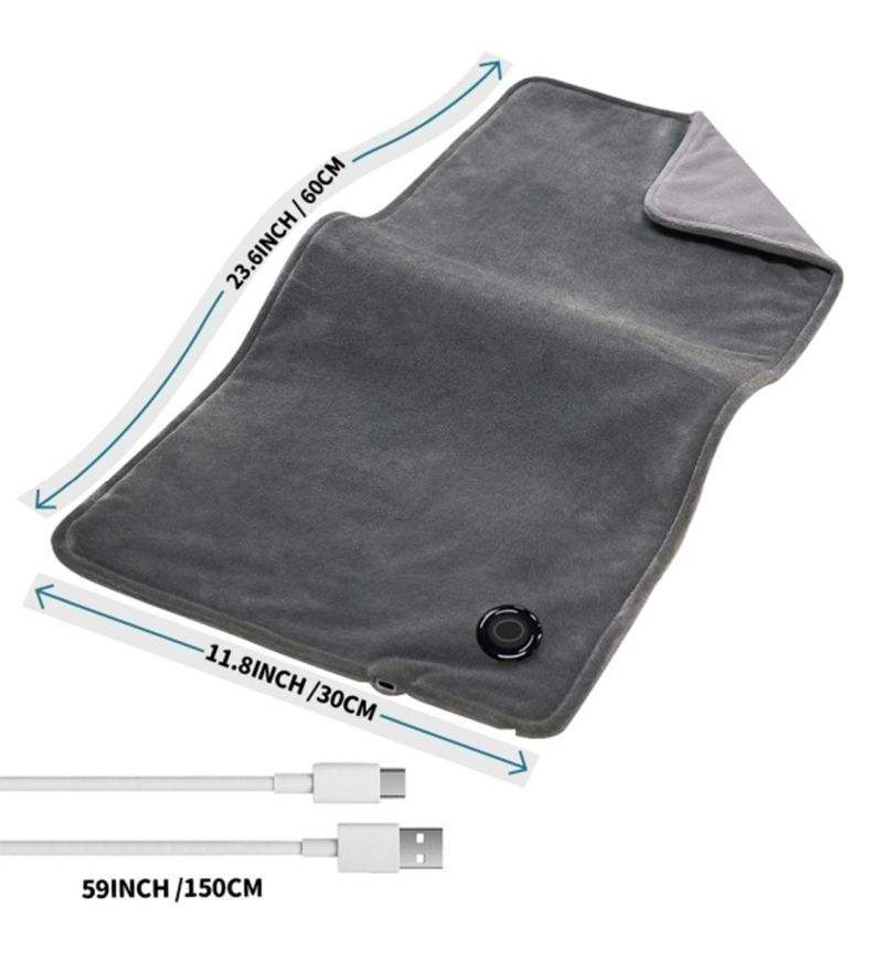 Sell like hot cakes Quality assurance Foldable USB 5v 12v heat over blanket Graphene Heating Pad