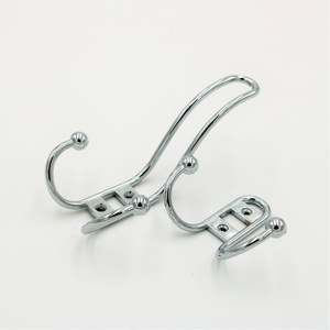 Traditional Art Closet Door Back Wardrobe Wall Hanging Hook Zinc Alloy Metal Curtain Tieback Clothes Hanger Hooks