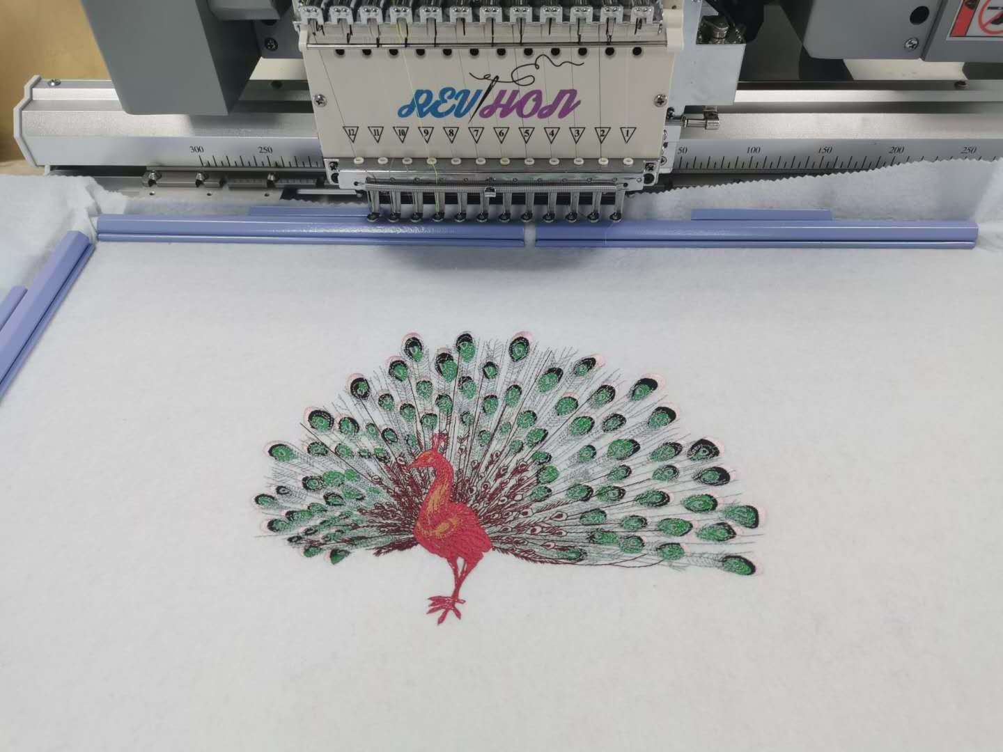 QHM/REVHON Single head Computerized Hat Flat Embroidery Machine for hat/3D hat/T-shirt Sewing Machines