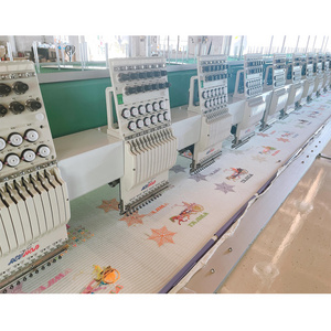 12 Heads Multi Needles Maquina Bordadora Computarizada Brodeuse Industrielle Embroidery Machine