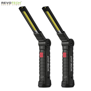 2024 New Portable COB LED Flashlight USB Rechargeable Magnetic Hanging Lamp Camping Torch Folding Work Led Light