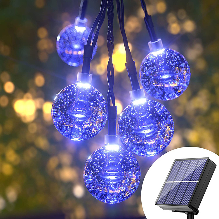 Decorate Your Garden with Solar Powered LED Light String Christmas Lights for Outdoor