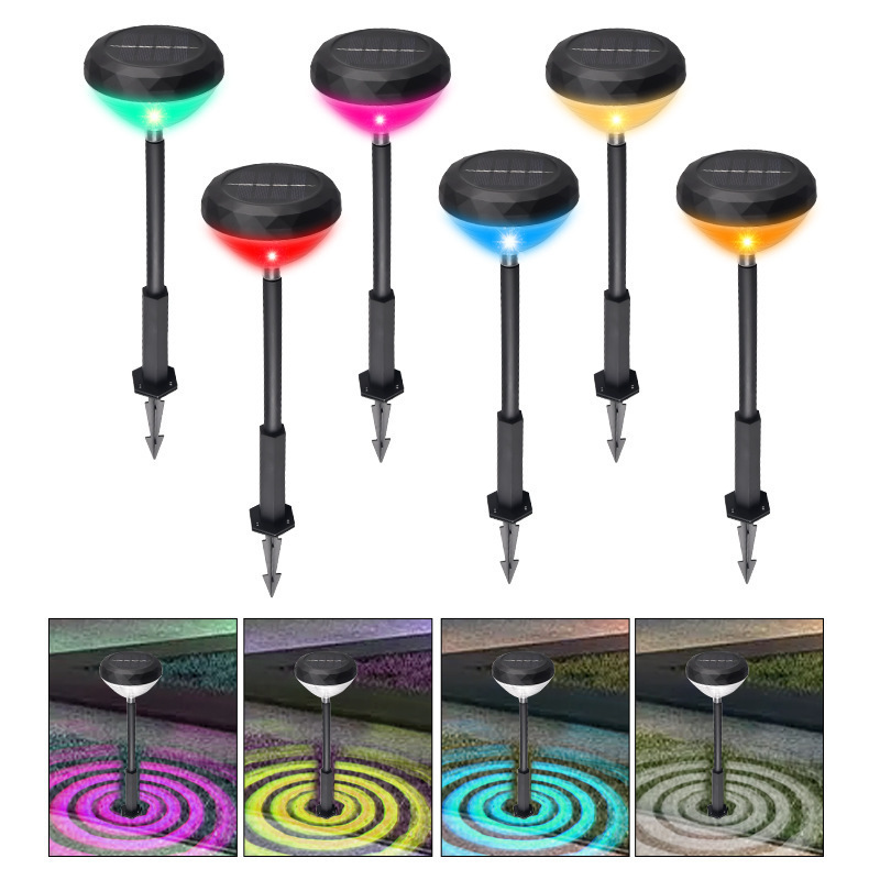 Outdoor IP65 Waterproof ABS Pathway Decoration Solar Outdoor Garden Stake Lights