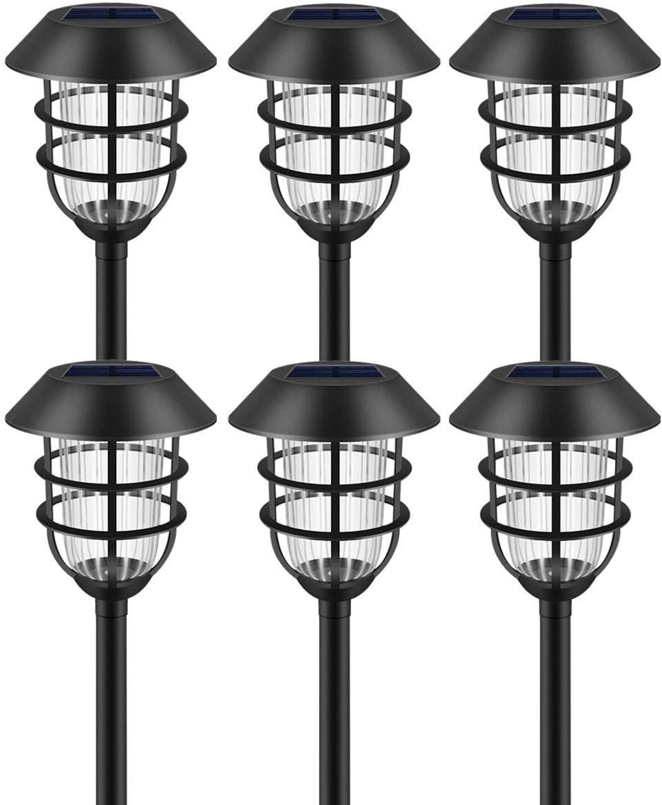 Solar Powered Garden Stake Light with Flickering Flame Torch for Yard Outdoor Pathway Porch Fence Patio Garden