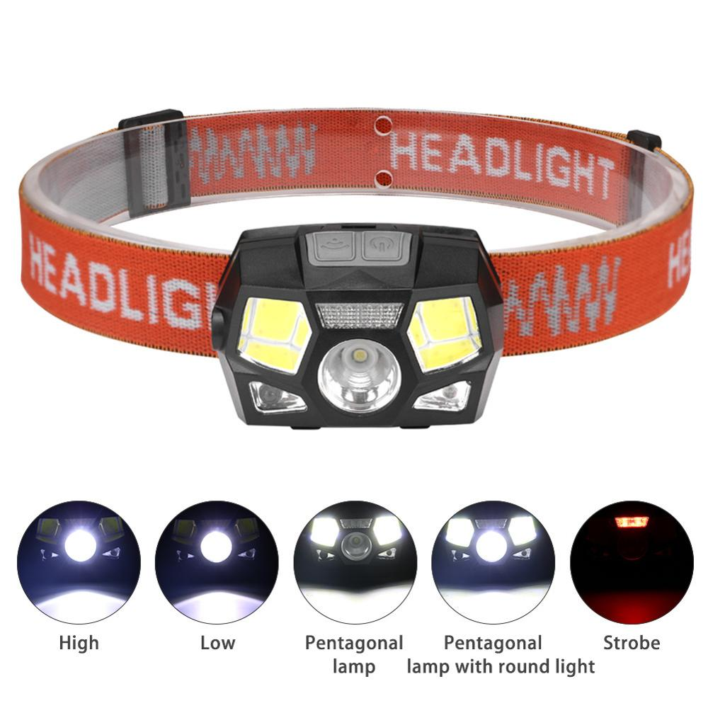 Best Selling Camping Cap Lamp Chargeable Headlamps Hunting Flashing Miner Headlamp Sensor Headlamp Torch Light