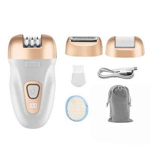 3 in 1 Professional Electric Lady multifunction Shaver Rechargeable Hair Removal Machine Hair Epilator Lady Shaver For Women