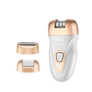 3 In 1 Electric Shaver for Women Bikini Trimmer, Cordless, Rechargeable epilator for legs body and face.