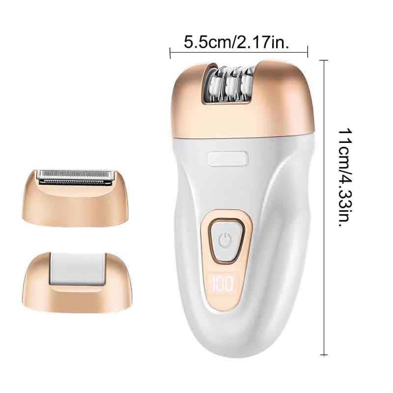 3 in 1 Professional Electric Lady multifunction Shaver Rechargeable Hair Removal Machine Hair Epilator Lady Shaver For Women