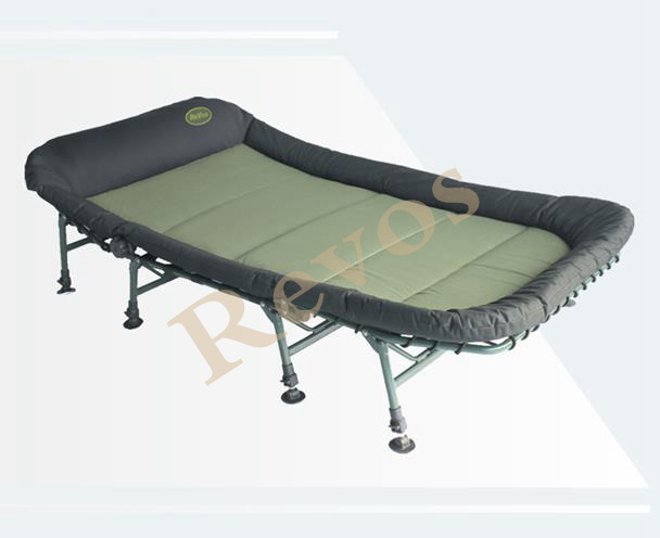 Carp Fishing Bed Bedchair Steel Frame Handwell Folded Feet Two Men Big Comfort For Anglers Fishing Folding Chair Bedchair