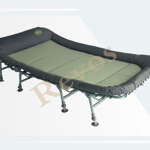 Carp Fishing Bed Bedchair Steel Frame Handwell Folded Feet Two Men Big Comfort For Anglers Fishing Folding Chair Bedchair