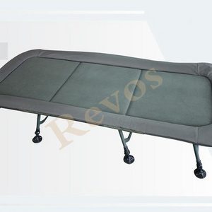 Carp Fishing Bedchair Carp Bedchair 8 Legs Steady Stable Foldable Mud Feet Flat Design 600D Oxford   Fleece Padding Carp Tackle