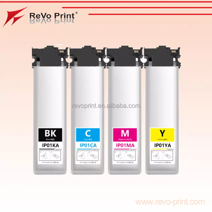 2022 Zhuhai IP01KA IP01CA IP01MA IP01YA Ink Bag Cartridge For PX-M884F/PX-S884/PX-S885