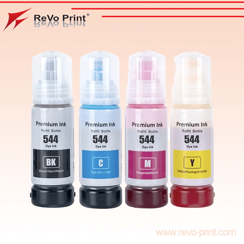 Revoprint T544  544 Premium Color Compatible Bottle Water Based Refill Ink for Epsoon EcoTank L3210 L3110 L3150 L3250 Printer