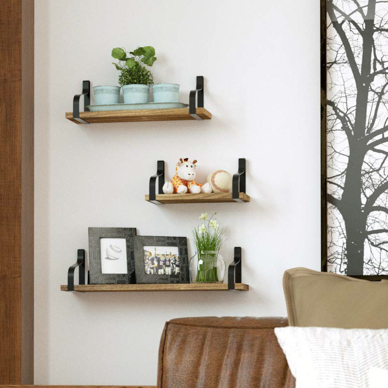 high quality bedroom storage decorative wall shelf wall mount decorative storage shelf