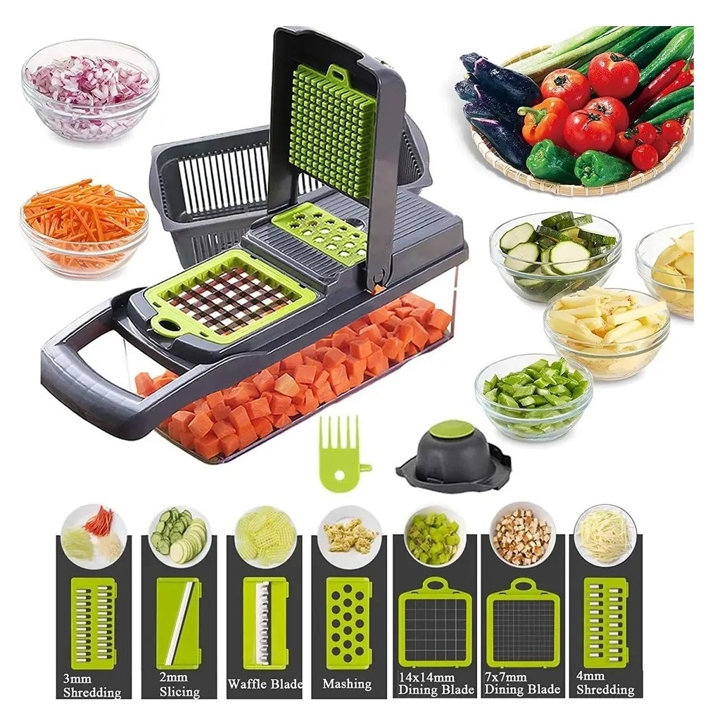 Direct Selling Fullstar Plastic Stainless Steel Veget Cutter Kitchen Slicer Dicer Multifunction Fruit Onion Vegetable Chopper