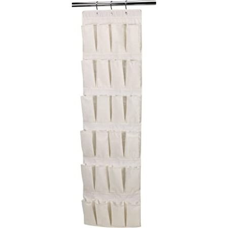 Home Hanging Over The Door Heavy Duty Fabric Pockets Wall Mounted Shoes Display Racks Organizer