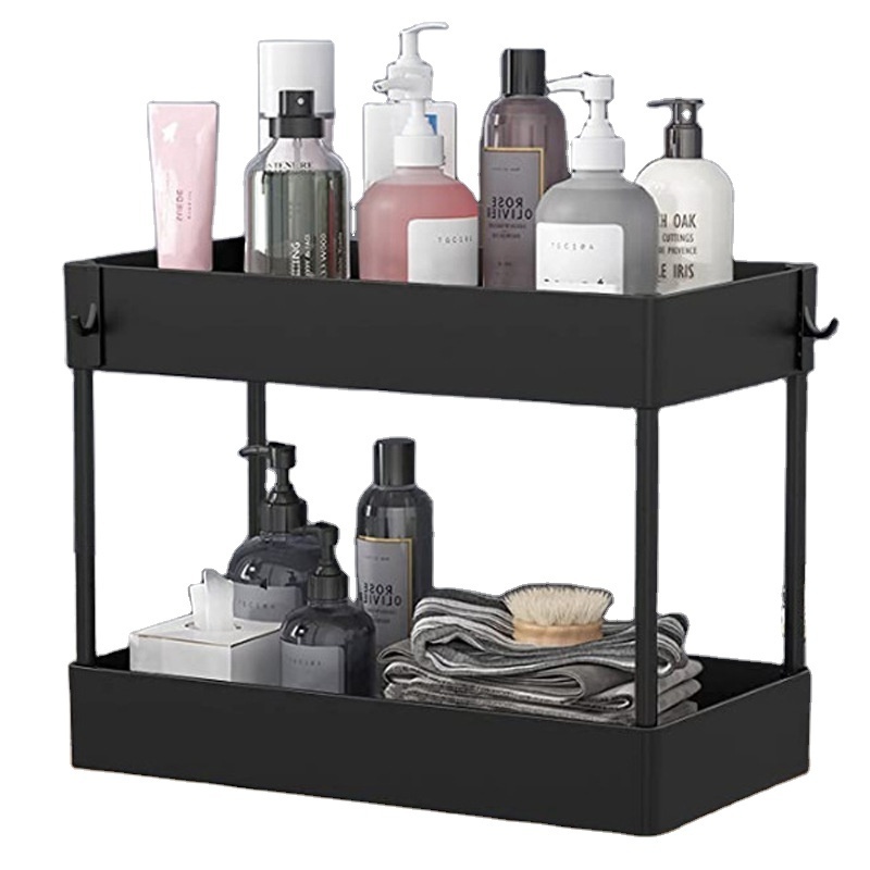 Wholesale under shelf organizer  -under sink storage for bathroom 2 tier organizer