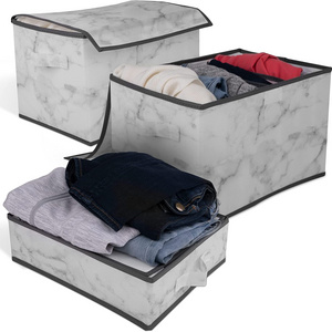 Good Quality Pack 4 Organizador De Ropa Wardrobe Storage Rack Clothes Blankets Bed Sheet Quilt Duvet Cover Clothes Organizer Box