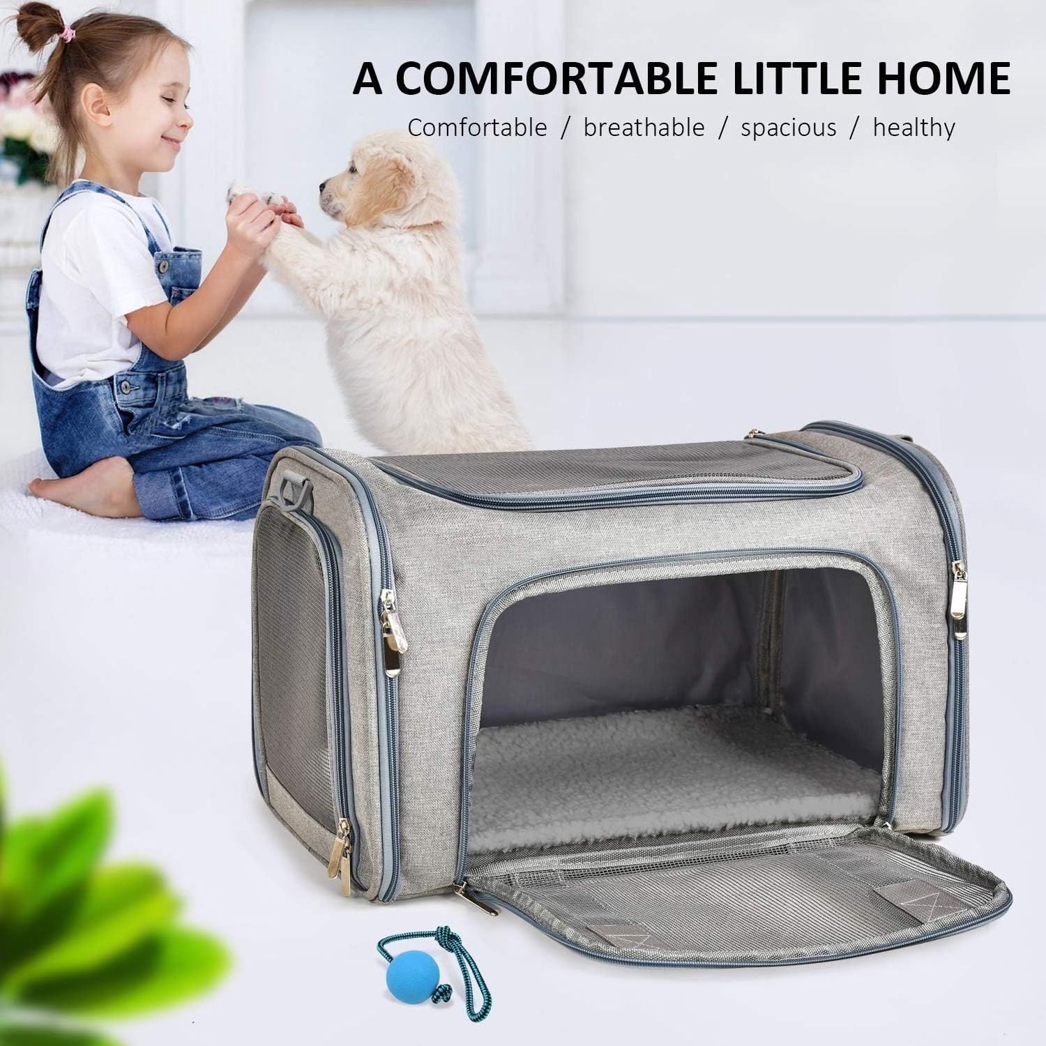 Airline Approved Soft Cat Dogpuppy carrier transport pet travel bag Puppy Carrier