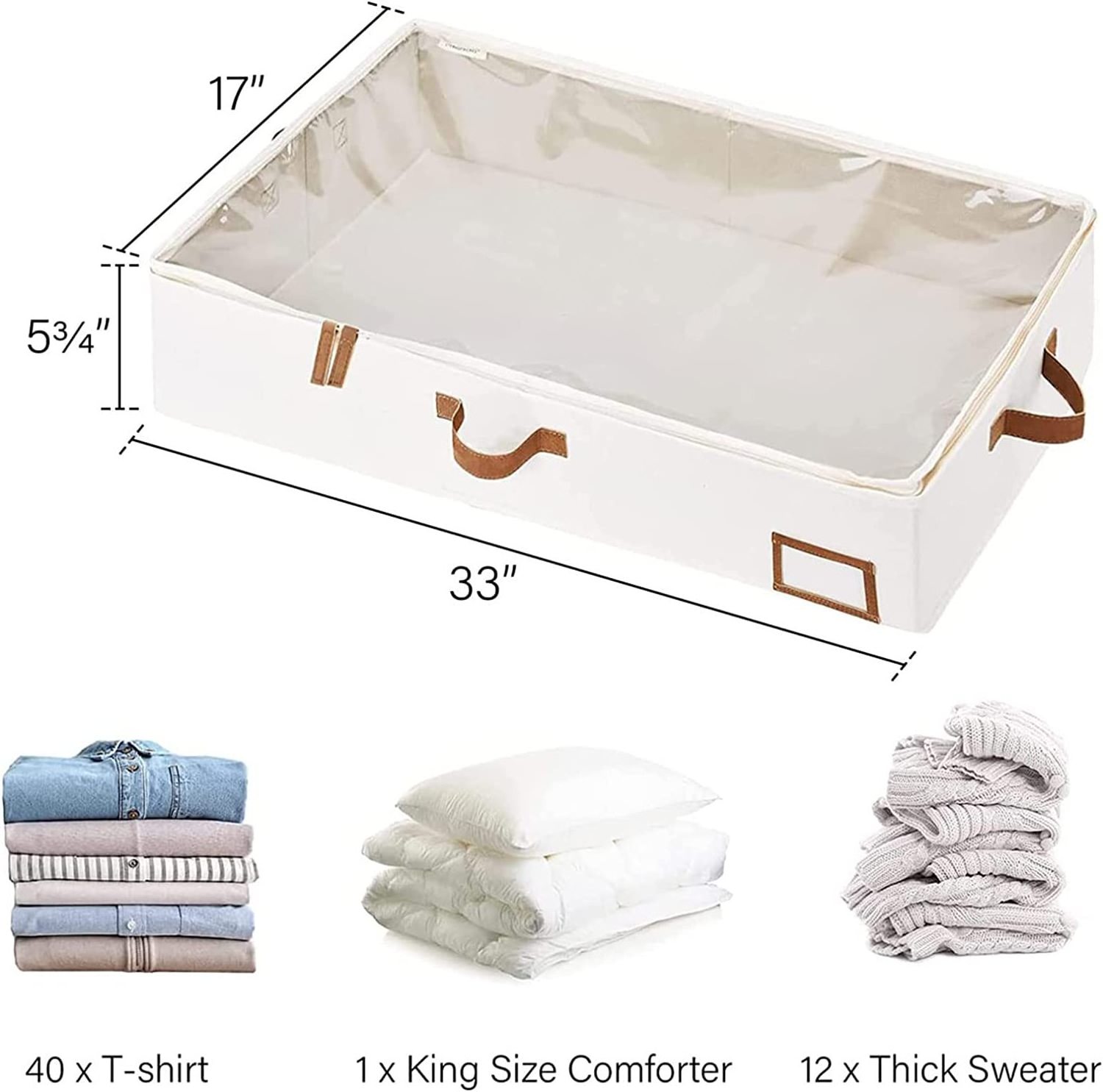 Best Seller Blanket Clothes Storage Bags Under The Bed Clothing Closet Bed Sheet Quilt Duvet Cover Clothes Organizer Bins Box